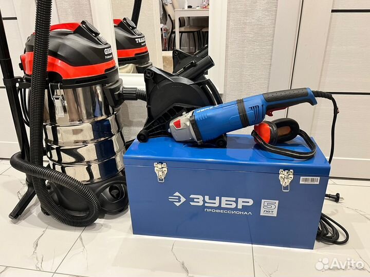 Штроборез и пылесос в аренду, доставка бесплатно