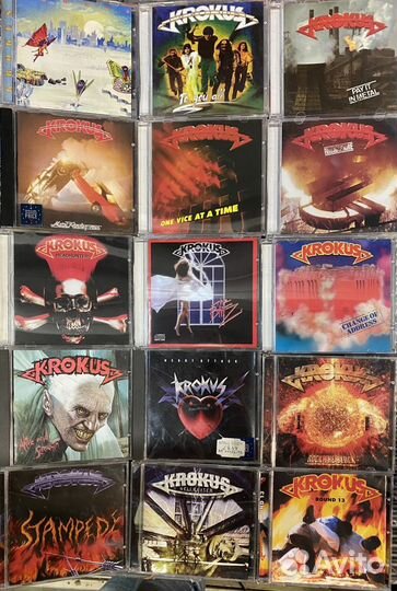 Музыкальные cd диски Krokus дискография на сд