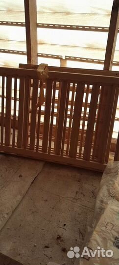 Детская кровать деревян. В отличном состоянии б/у