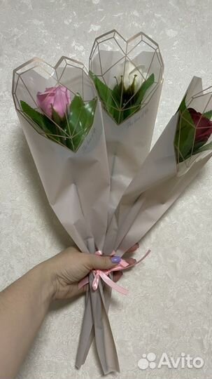 Мыльная роза в упаковке