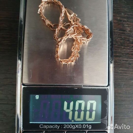 Золотой браслет 585 проба размер 17