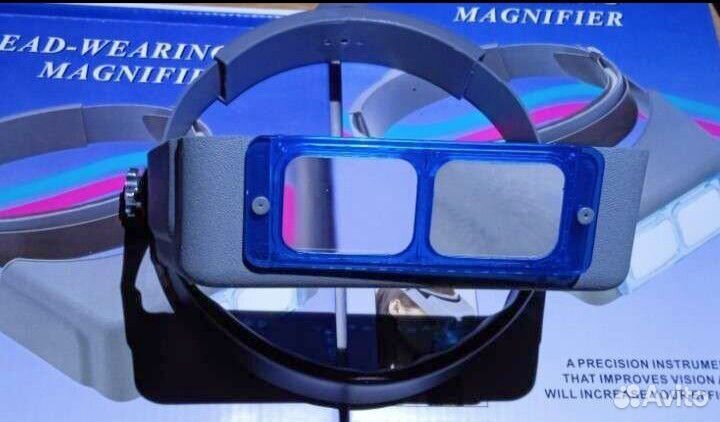 Лупа-очки налобная