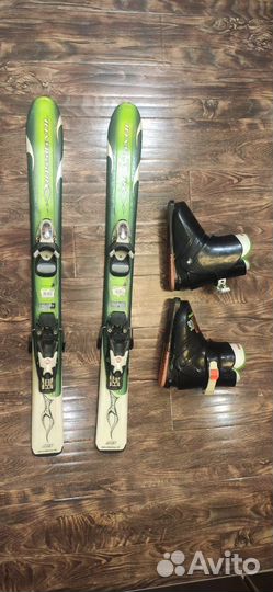 Лыжи+ботинки 110 см горные