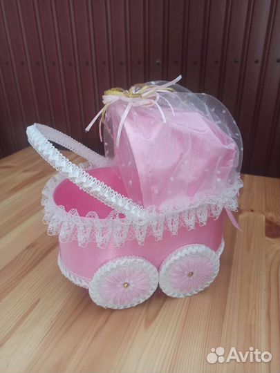 Коляска для сбора денег на свадьбу