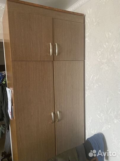 Кровать и шкаф бу
