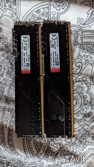 Оперативная память HyperX Fury 16 GB 2400 mhz