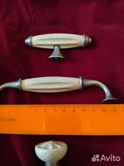 Мебельные ручки керамика