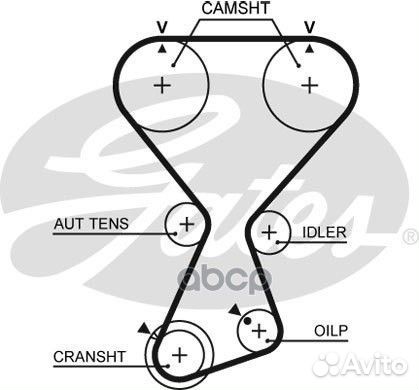 Ремень грм T313 Gates