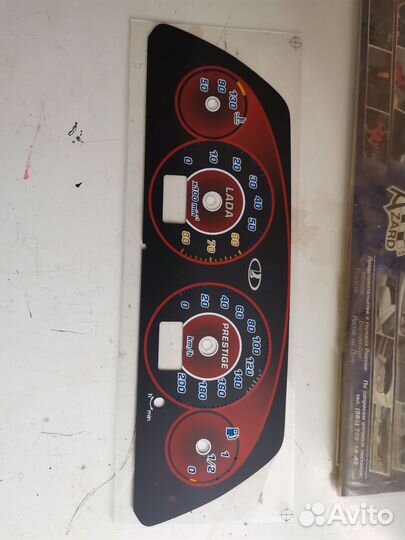 Шкала, накладка приборной панели ваз 2114