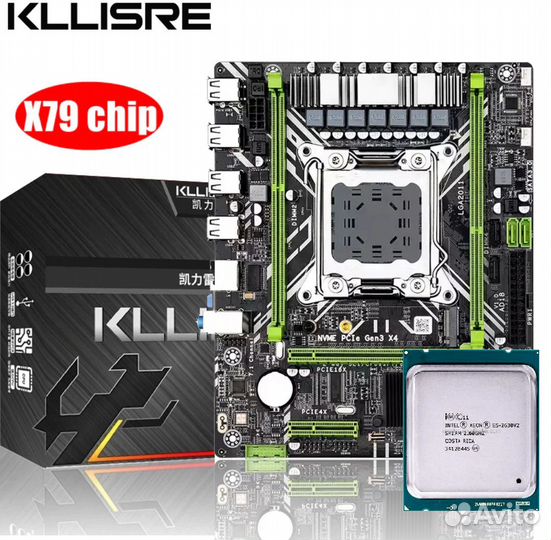 Материнская плата X79 + Xeon E5-2630v2