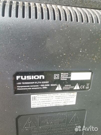 LED телевизор Fusion