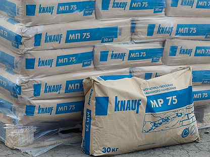 Штукатурка гипсовая Knauf мп 75 машинная 30 кг