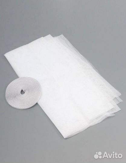 Москитная сетка 150 см 165 см на липкой