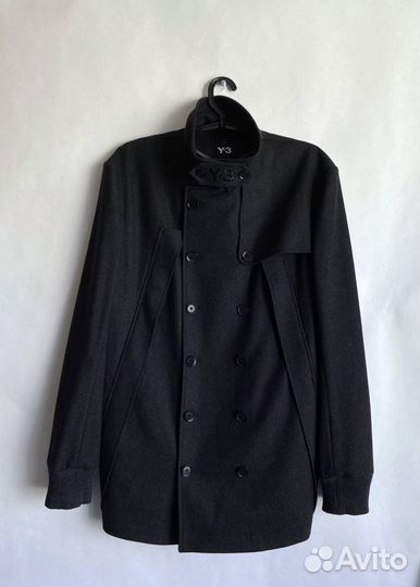 Шерстяное пальто Yohji Yamamoto Y-3