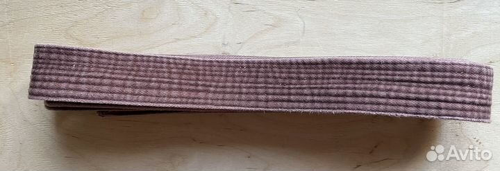 Пояс для восточных единоборств (коричневый)