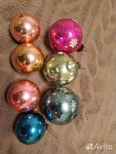 Набор елочных игрушек СССР. Цена за набор
