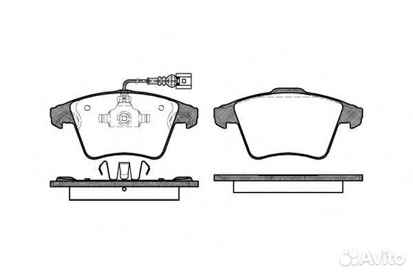 Колодки тормозные на Volksvagen Transporter