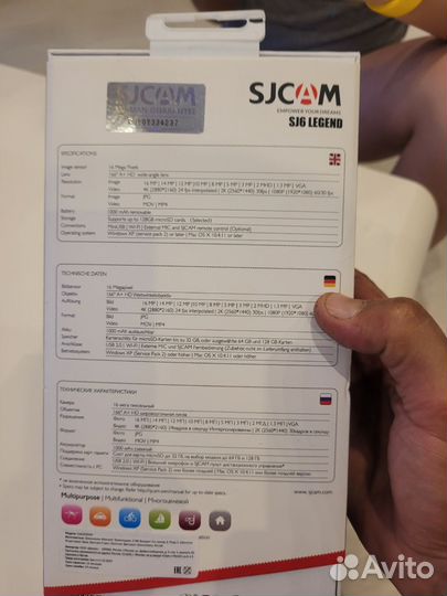 Экшен камера sjcam sj6 legend