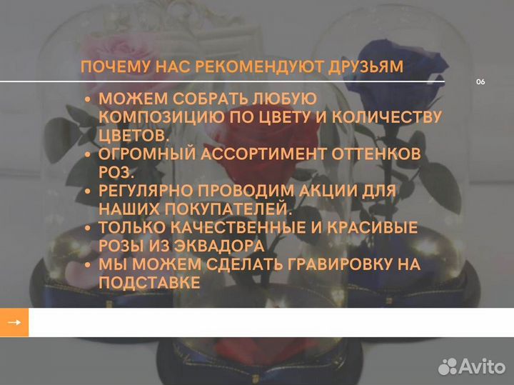 Роза в колбе. Любые размеры