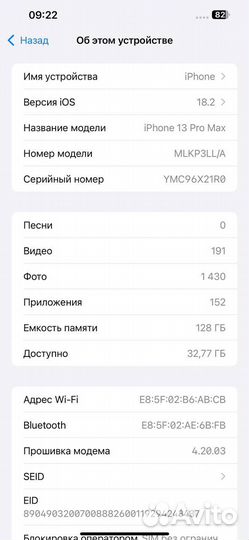 iPhone 13 Pro Max, 128 ГБ