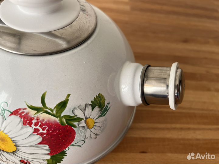 Чайник эмаль со свистком 3,5л