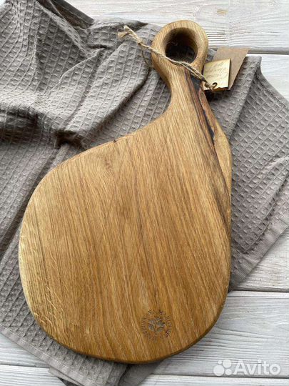 Доска проварена в масле, дуб, ручной работы