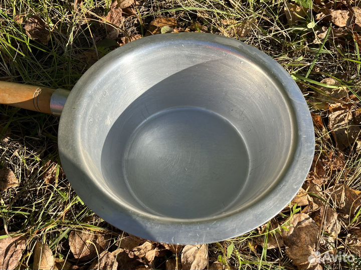 Таз алюминиевый ковш винтаж
