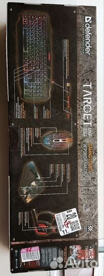 Подарочный набор клавиатура+коврик+мышь+наушники