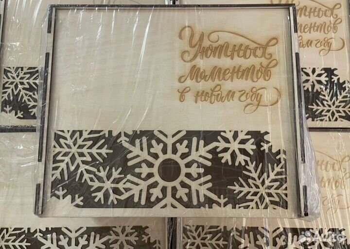 Коробка подарочная деревянная