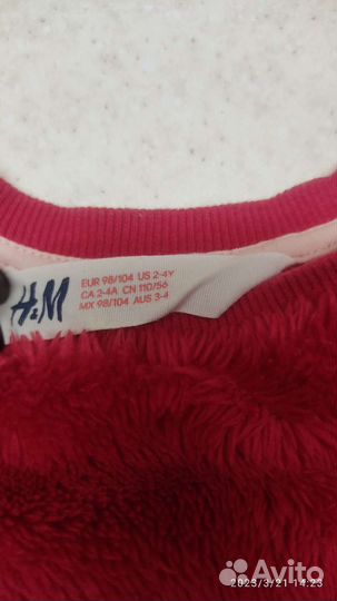 Свитшот H&M 2-4 года