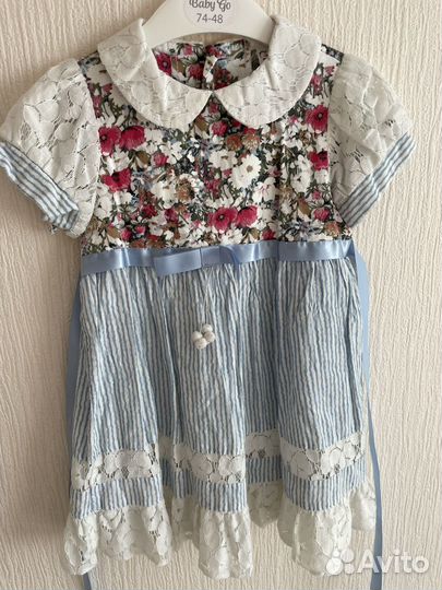 Платье для девочки 92