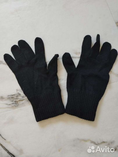 Перчатки полушерстяные