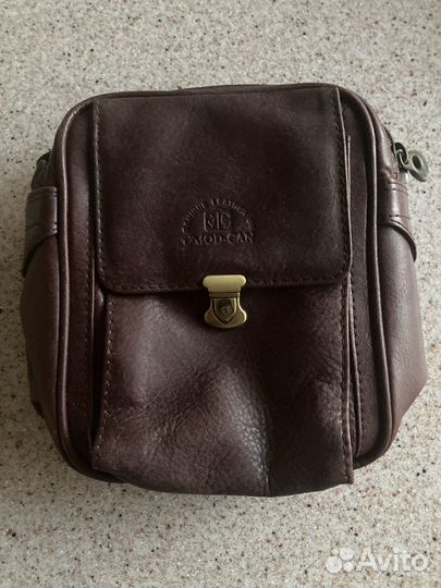 Барсетка кожаная мужская