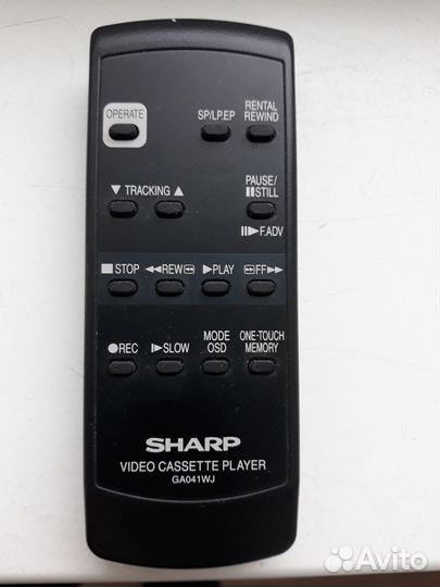 Пульт управления видеоплеером «Sharp»
