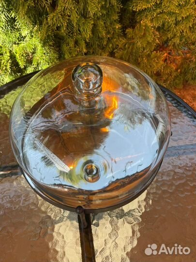 Стеклянная тортовница