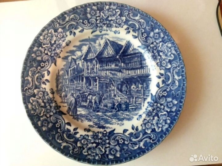 Тарелки антиквариат англия 200 лет
