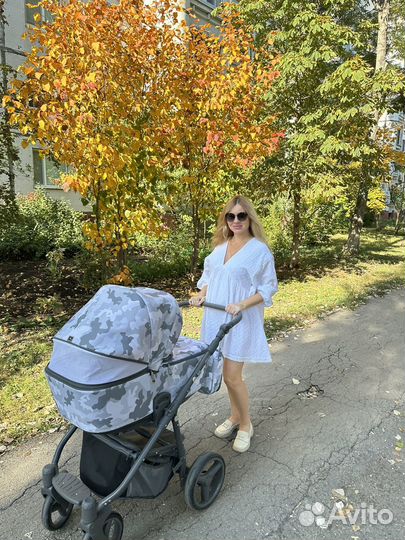 Коляска 2 в 1 adamex reggio