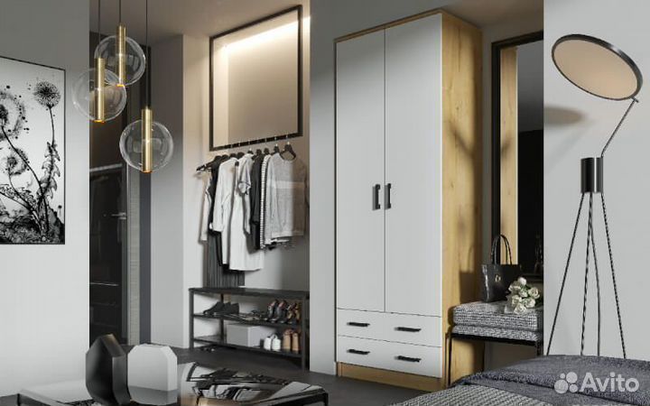 Шкаф 2х створчатый Дуэт