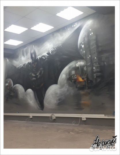 Художественная роспись стен. Граффити художник