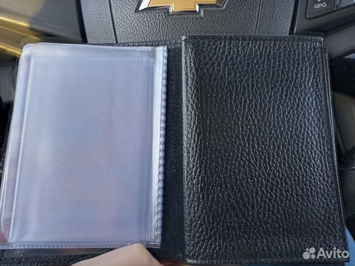 Обложка для автодокументов и паспорта натуральная