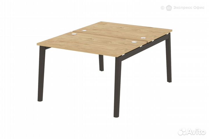 Стол-бенч двойной на деревянных опорах Onix wood O