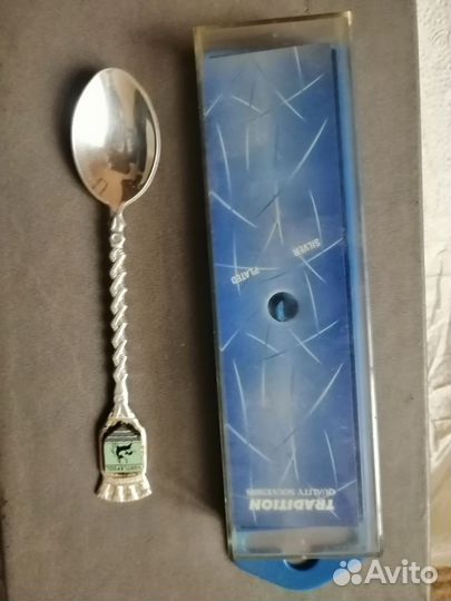 Английская посеребренная ложка