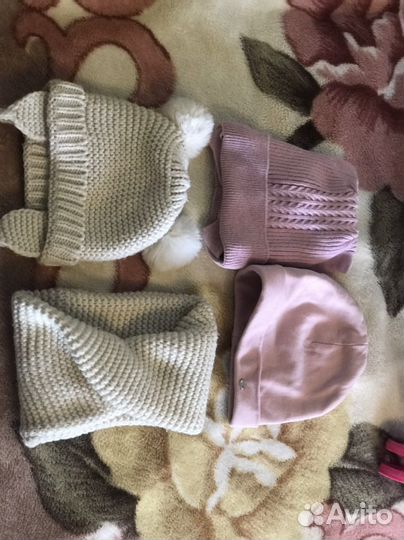 Комплект шапка, шарф