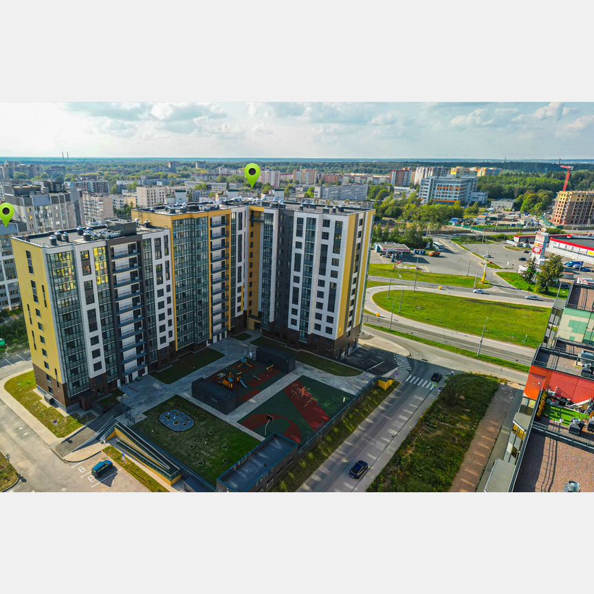 2-к. квартира, 66,5 м², 4/12 эт.