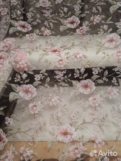 Тюль органза, готовая, новая