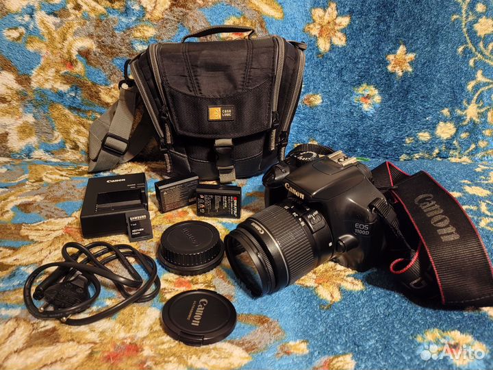 Зеркальный фотоаппарат canon eos 1100d