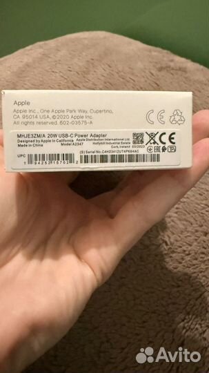 Блок питанияApple USB-C 20 W