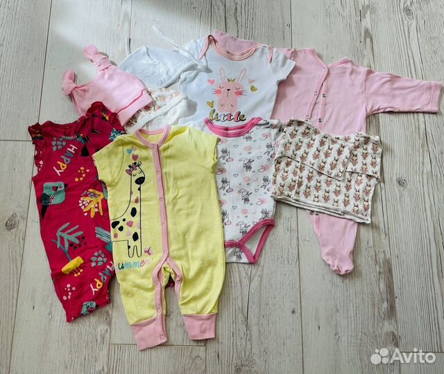 Вещи для девочки пакетом 56-62р