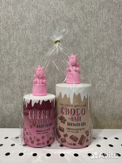 Подарочный набор unicorns approve, пена+гель