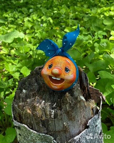 Елочная игрушка Колобок